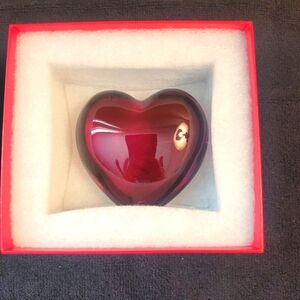 Baccarat Crystal Heart